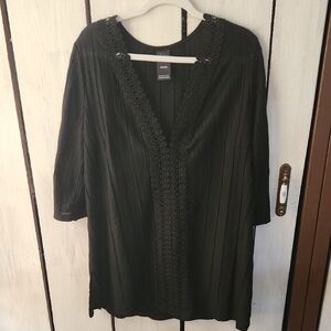 Catalina V-Neck Long Sleeve Cover-up Size Large